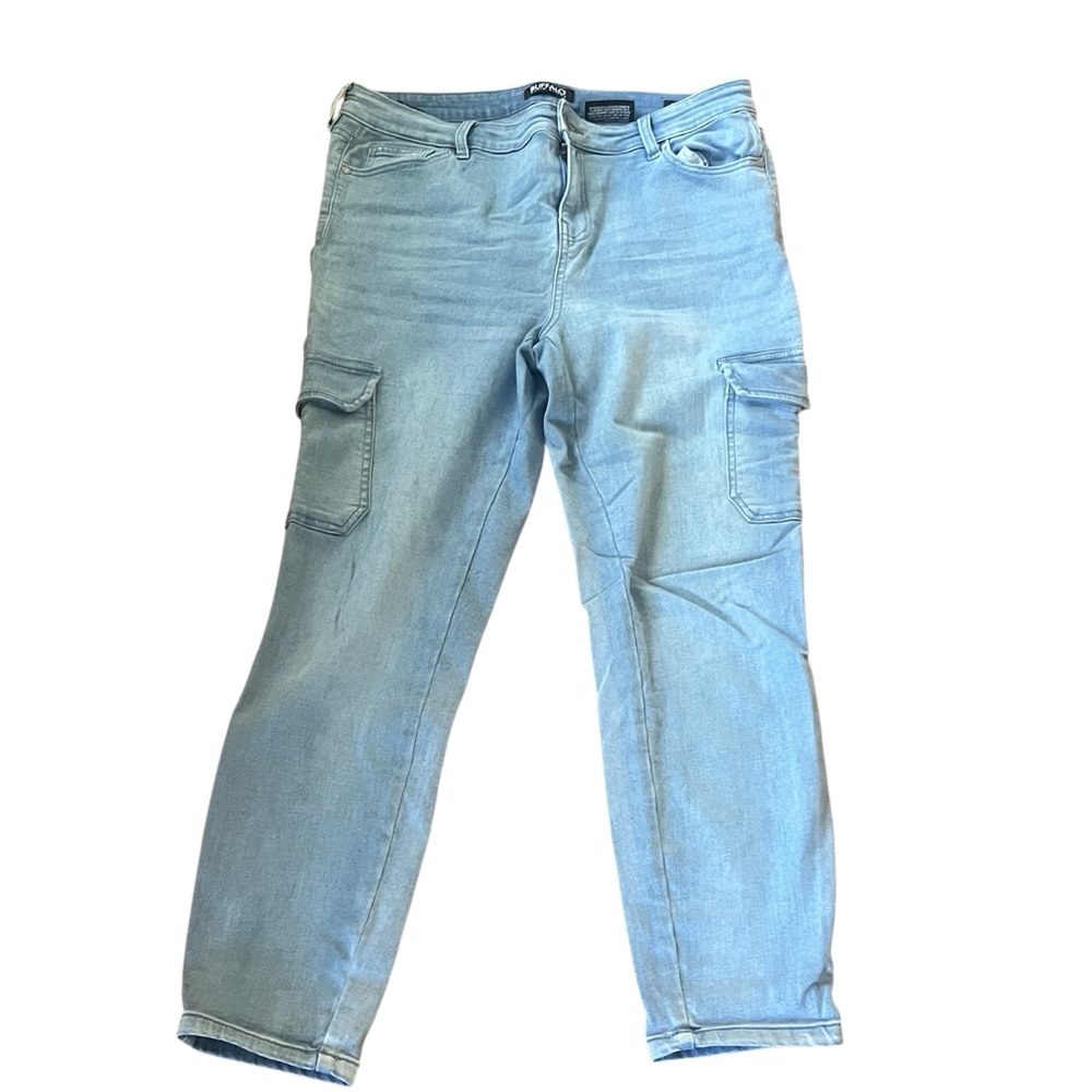 Buffalo High Rise Cargo Skinny Jeans